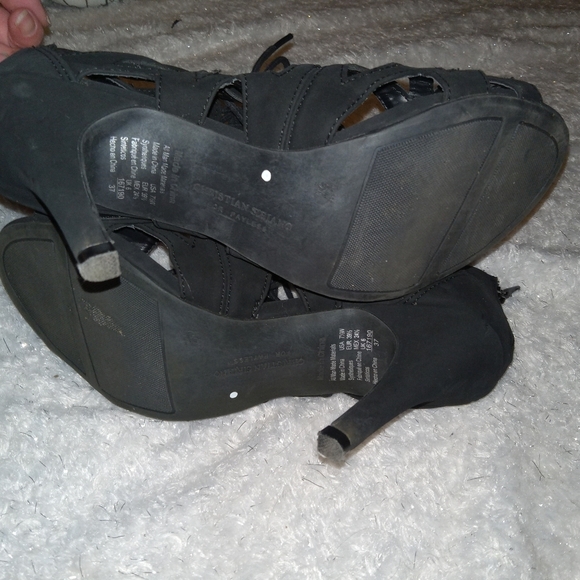 Christian Siriano for Payless Black Strappy Tie Up Heels - Picture 6 of 11